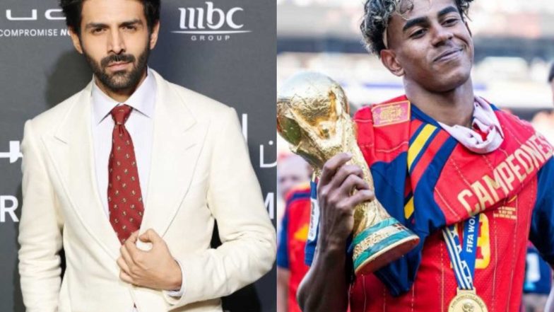 Entertainment News | Kartik Aaryan Praises Lamine Yamal's 'truly Inspiring' Journey After Spain's FIFA World Cup 2026 Triumph