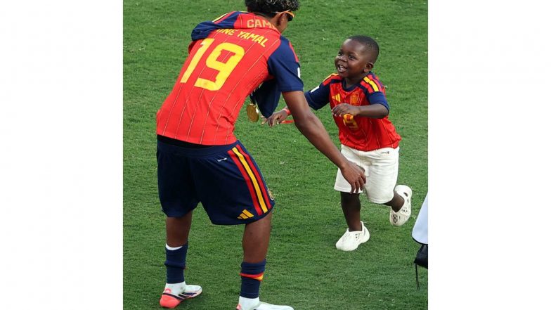 Entertainment News | FIFA World Cup: Lamine Yamal's 3-year-old Brother Keyne Becomes Cutest Part of Spain's Title Celebrations