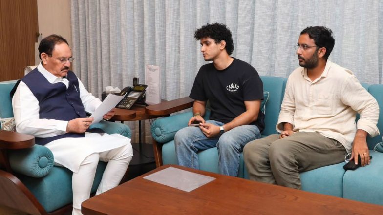 India News | CJP Delegation Meets JP Nadda, Makes Three Demands Including Resignation of Dharmendra Pradhan