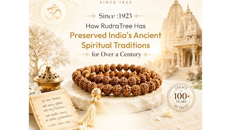 Business News | Since 1923: How RudraTree Has Preserved India's Ancient Spiritual Traditions for Over a Century