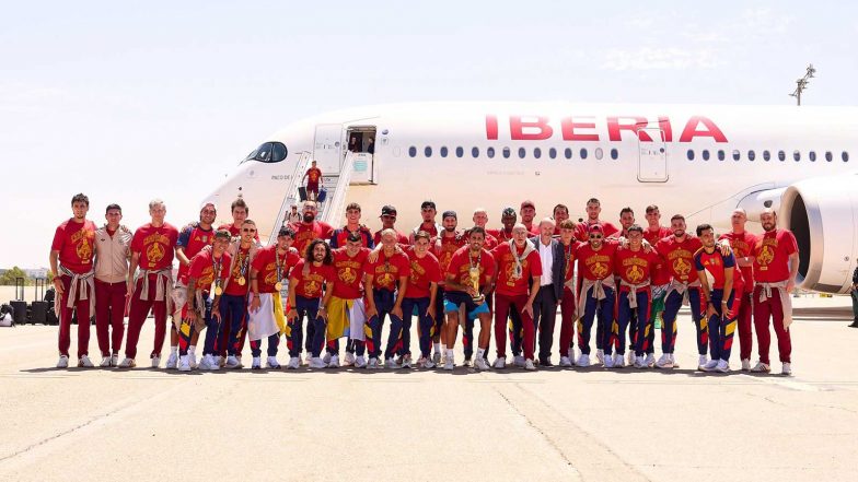 Sports News | Spain Return to Madrid Following FIFA World Cup Trophy Triumph