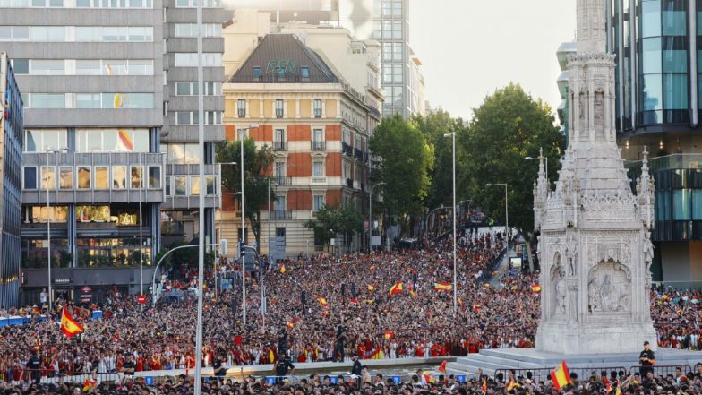 Sports News | Madrid Turns Red and Yellow as Spain Celebrates Historic FIFA World Cup Triumph