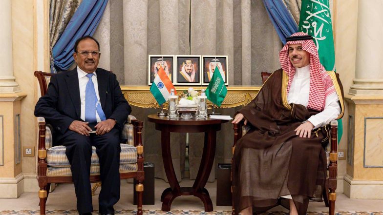 World News | Ajit Doval, Saudi FM Review Bilateral Ties, Discuss Regional Developments