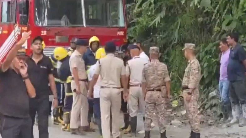 India News | Several Feared Trapped Inside Tunnel in Sikkim; Rescue Operation Underway