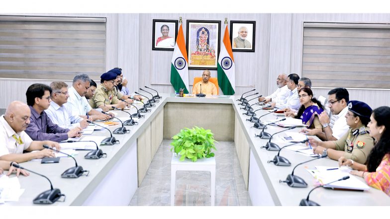 India News | UP CM Yogi Directs Officials to Assess Rain, Lightning Damage; Orders Compensation to Affected Families Within 24 Hours
