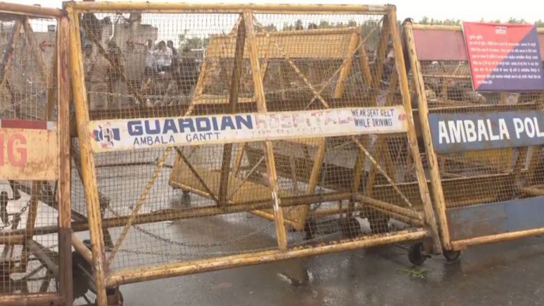 India News | Ambala Police Issues Traffic Advisory, Suggests Alternate Routes After Shambhu Border Sealed Amid Farmers' Delhi March