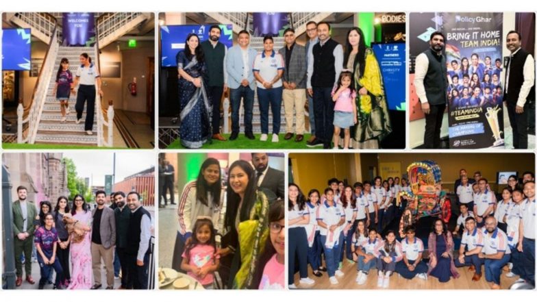 Business News | PolicyGhar Strengthens Global Brand Presence Through Sponsorship of Indian Women's Cricket Team Felicitation in Manchester
