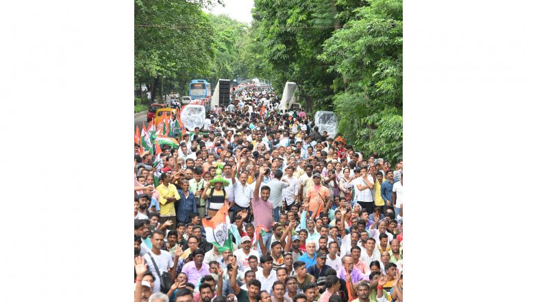 India News | West Bengal: TMC Observes July 21 'Shaheed Diwas' in Kolkata; BJP, Rebel NCPI MPs Stage Parallel Event