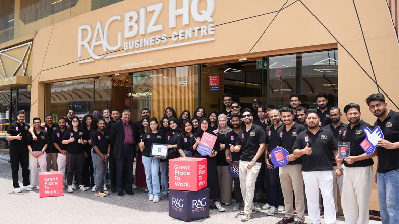 Business News | RAG Holdings Earns Great Place to Work Certification, Reinforcing Its Commitment to Building Great Businesses Through People First Approach