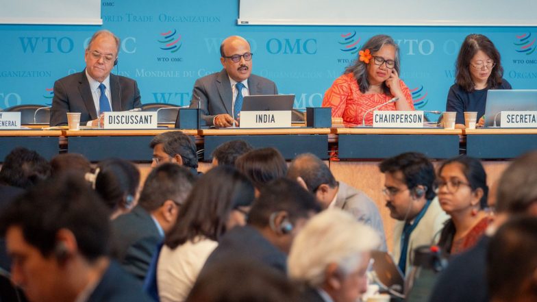 Business News | India Reiterates Commitment to Rules-based Multilateral Trading System at WTO Trade Policy Review
