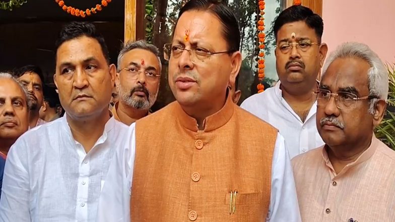 India News | Efforts Are Being Made That Devotees Have Safe Journey, with Inconvenience to None: CM Dhami on Preparations for Kanwara Yatra