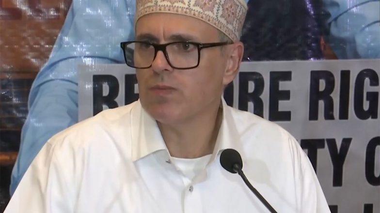 India News | Farooq Abdullah's March at 90 Was Strongest Symbol of Our Fight for Statehood: JK CM Omar Abdullah