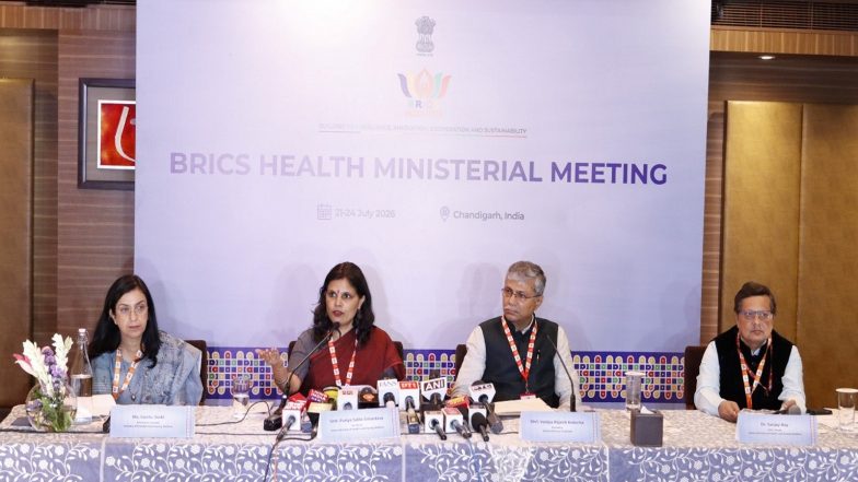 India News | India to Host Sixteenth BRICS Health Ministers' Meeting in Chandigarh from 22-24 July