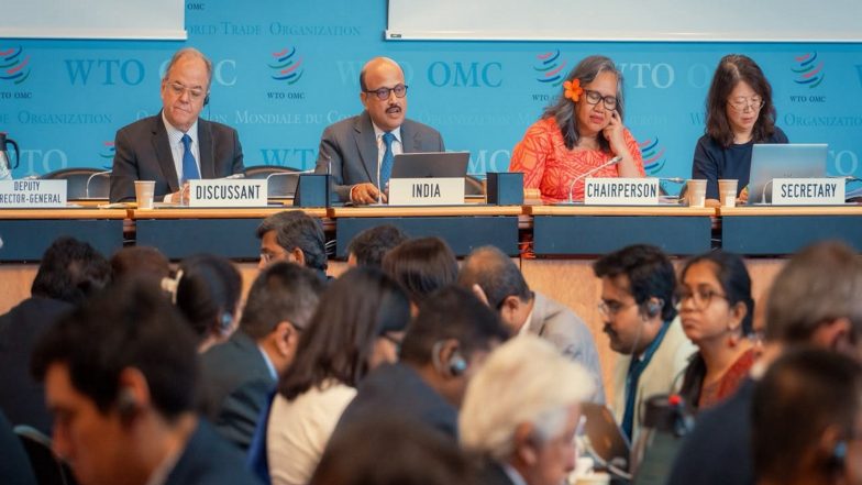 Business News | India Reaffirms Commitment to Rules-based Global Trade at WTO Trade Policy Review