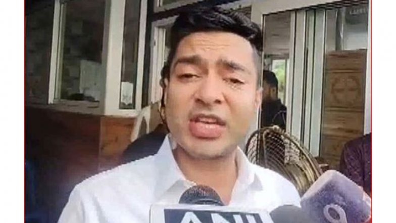 India News | TMC MP Abhishek Banerjee Sends Legal Notice to Rebel MLA Madan Mitra over Alleged Defamatory Remarks