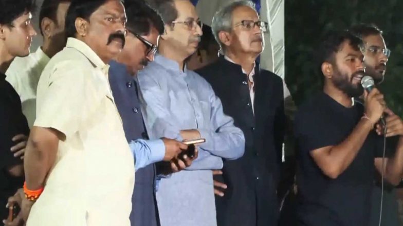 India News | Delhi: Uddhav Thackeray Reaches Jantar Mantar as CJP Steps Up Protests