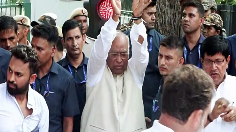 India News | Opposition MPs to Hold Protests at Parliament's Makar Dwar, to Demand Resignation of Dharmendra Pradhan