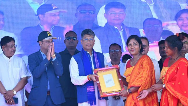 India News | Assam Minister Pijush Hazarika Distributes MMUA Cheques to over 45,000 Women in Nagaon