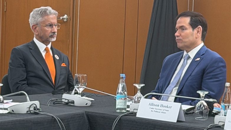 World News | EAM Jaishankar Meets US State Secy Rubio, Discusses Strategic Ties as Quad FM Meet Reconvenes in Manila