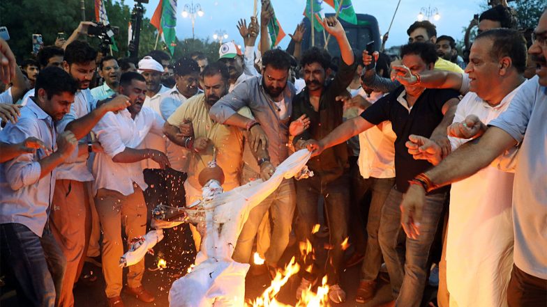 India News | Congress Holds Nationwide Protests over Rahul Gandhi's Detention; BJP Stages Counter-protests in Various States