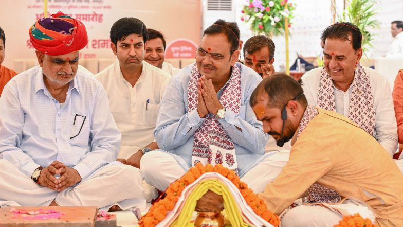 India News | Rajasthan: CM Bhajanlal Sharma Performs Groundbreaking Ceremony for Jaipur Metro Phase-2