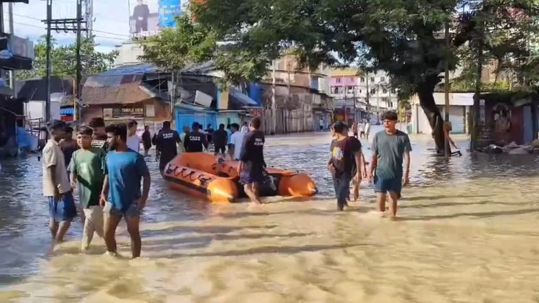 India News | Assam's Sivasagar Reels Under Severe Flooding, Locals Report Massive Damage