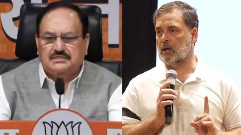 India News | Rahul Gandhi Calls Education System 'rigged', Nadda Accuses Oppn of Seeking 'political Mileage'