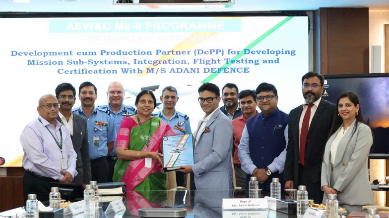 India News | Adani Defence Partners with DRDO on India's Next-generation Airborne Surveillance Programme for IAF