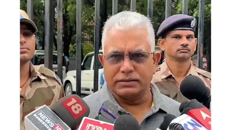 India News | 'Doing All This out of Desperation': Dilip Ghosh Slams TMC MLA Kunal Ghosh's Conduct After Suspension from Assembly