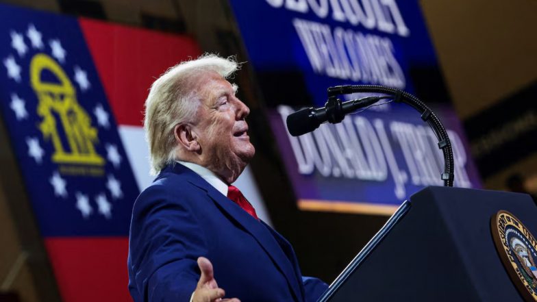 World News | 'Golden Age of America is Upon Us': Trump Sharpens Midterm Pitch at Georgia Rally
