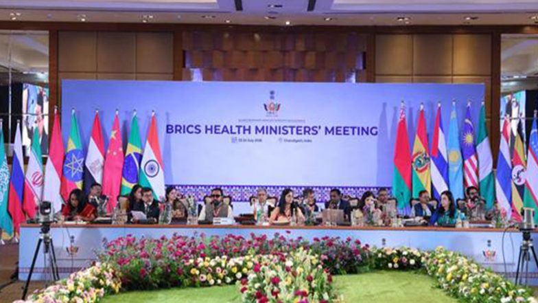 India News | Chandigarh: 16th BRICS Health Ministers' Meeting Concludes Under India's Chairship