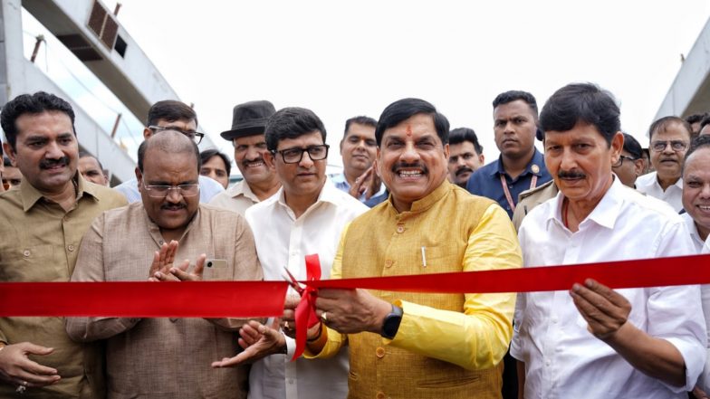 India News | CM Yadav Inaugurates One Arm of Madhya Pradesh's First Double-layer Flyover in Indore