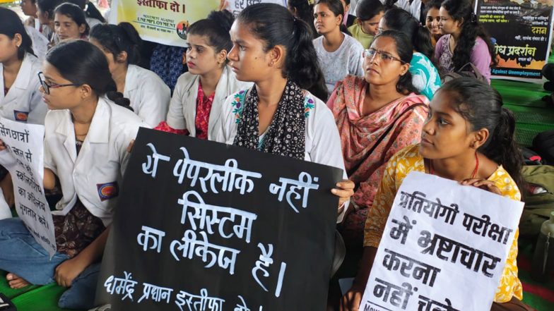 India News | MP: Students Protest in Bhopal Against Delhi Police Action on Protesters, Demand Dharmendra Pradhan's Resignation