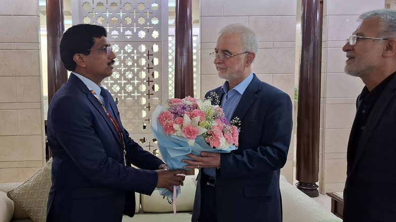 World News | Iran's Minister Eskandar Momeni Arrives in New Delhi for BRICS Internal Affairs Meeting