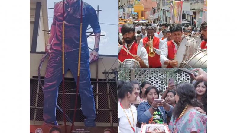 Entertainment News | Drums, Dance and Devotion: CM Vijay's 'Jana Nayagan' Releases Set Celebrations Across Theatres in South India