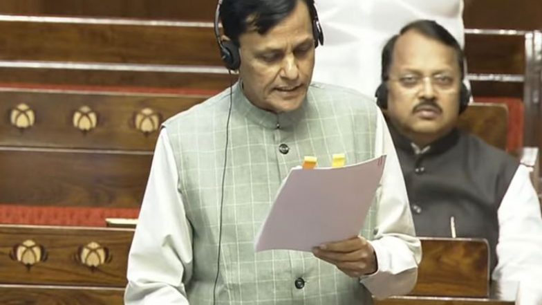 India News | MoS Nityanand Rai Tables National Honour (Amendment) Bill in Rajya Sabha Amid Oppn Sloganeering