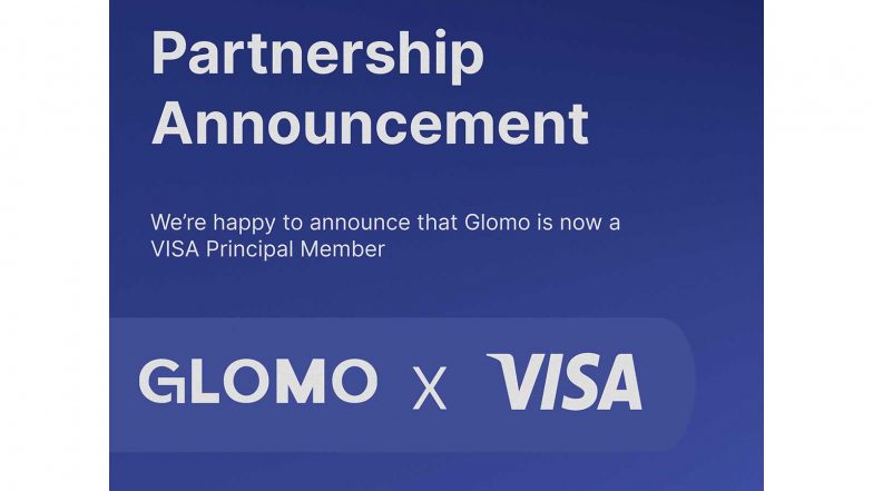 Business News | Glomo Secures Visa's Principal Membership, Becomes India's First Non-Bank Acquirer to Join the Network