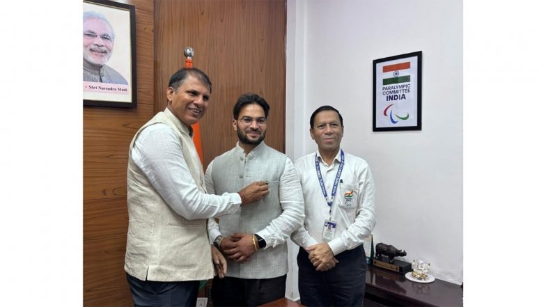 Business News | Yogesh Sharma (Shelly) Meets PCI President Devendra Jhajharia and Secretary General Jayawant GH to Discuss Strengthening Para Sports Initiatives