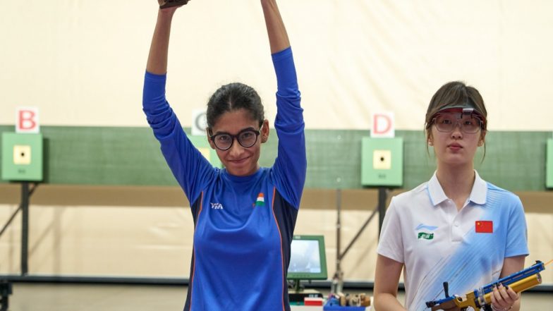 Sports News | Sainyam Wins Silver in 10m Air Pistol at ISSF World Cup Hangzhou