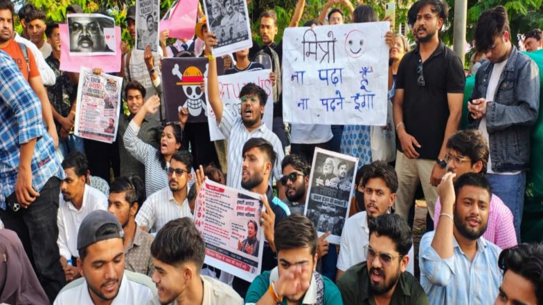 India News | MP: Students Protest Across State over Paper Leak Issues, Demand Dharmendra Pradhan's Resignation