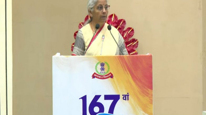 Business News | Sitharaman Stresses 'litigation Prevention' as Income Tax Department Marks 167th Foundation Day