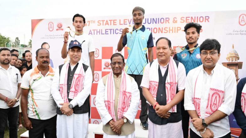 India News | 47th Assam State Level Junior and Senior Athletics Championship Begins in Nalbari with Participation of over 1,100 Athletes