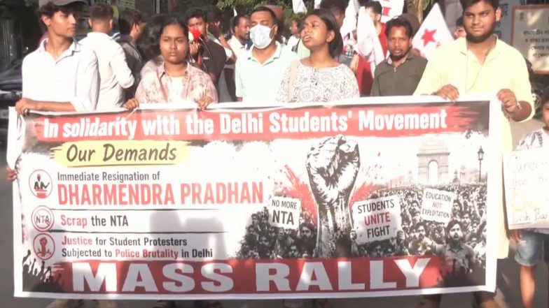 India News | DYFI Stages Protest in Siliguri over NEET-UG Paper Leak, Seeks Education Minister's Resignation