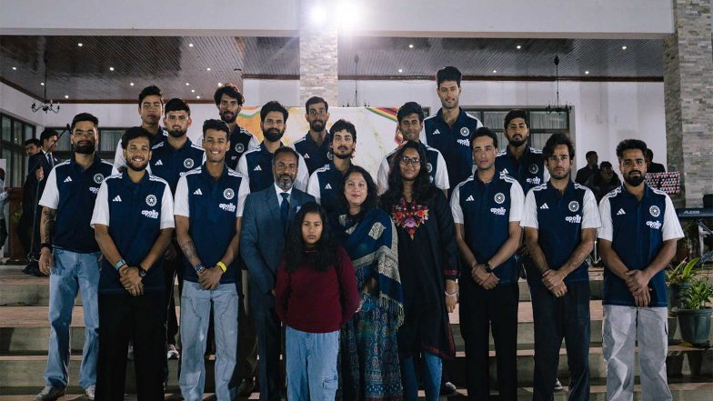 Sports News | Indian Envoy to Zimbabwe Bramha Kumar Hosts Team India in Harare Ahead of Second T20I