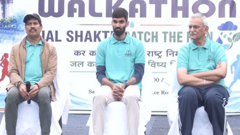 Sports News | Kidambi Srikanth Joins Income Tax Day Walkathon in Hyderabad, Hails Fitness Initiative