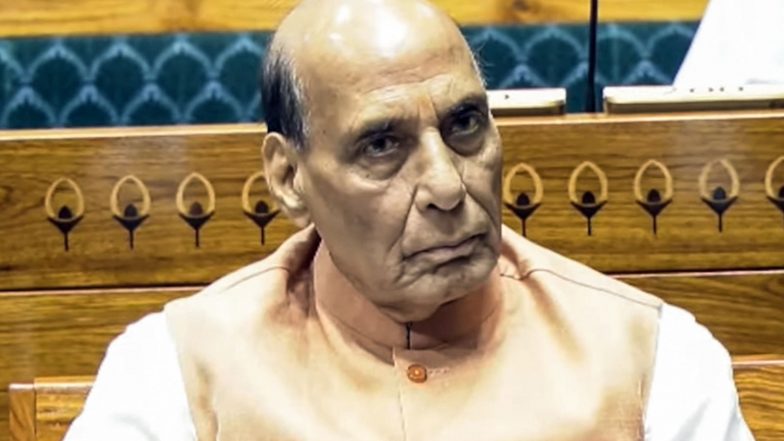India News | Testimony of Our Commitment: Defence Minister Rajnath Singh Links Dharmendra Pradhan's Resignation to Student Sentiment