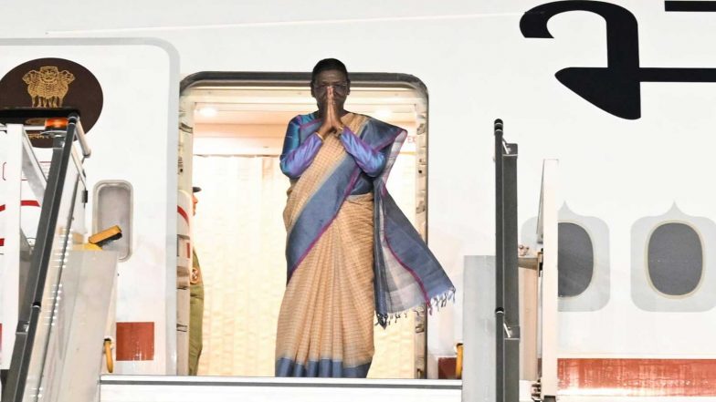 World News | President Droupadi Murmu Arrives in New Delhi After Concluding Historic Three-nation European Visit