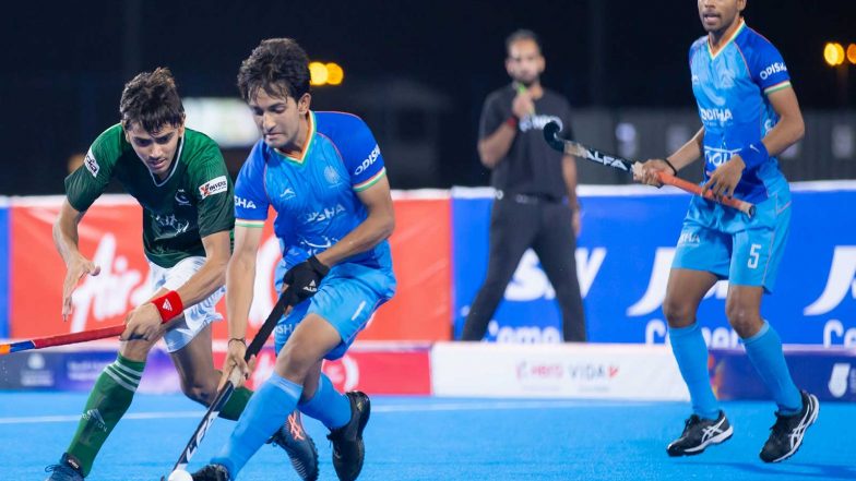 Sports News | Indian Sub-Junior Men's Team Defeat Pakistan 3-1 to Win Gold at FIH Youth Hockey5s Asian Championship