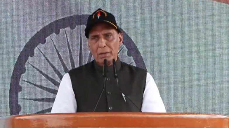 India News | India Has Capability to Respond to Every Pakistani Misadventure in a Manner Far Harsher Than It Can Imagine: Rajnath Singh in Drass