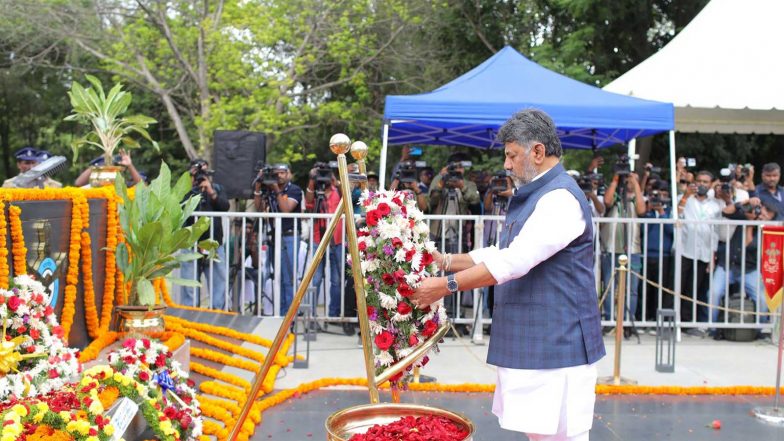 India News | Karnataka CM Shivakumar Pays Tribute to Kargil War Heroes on Vijay Diwas